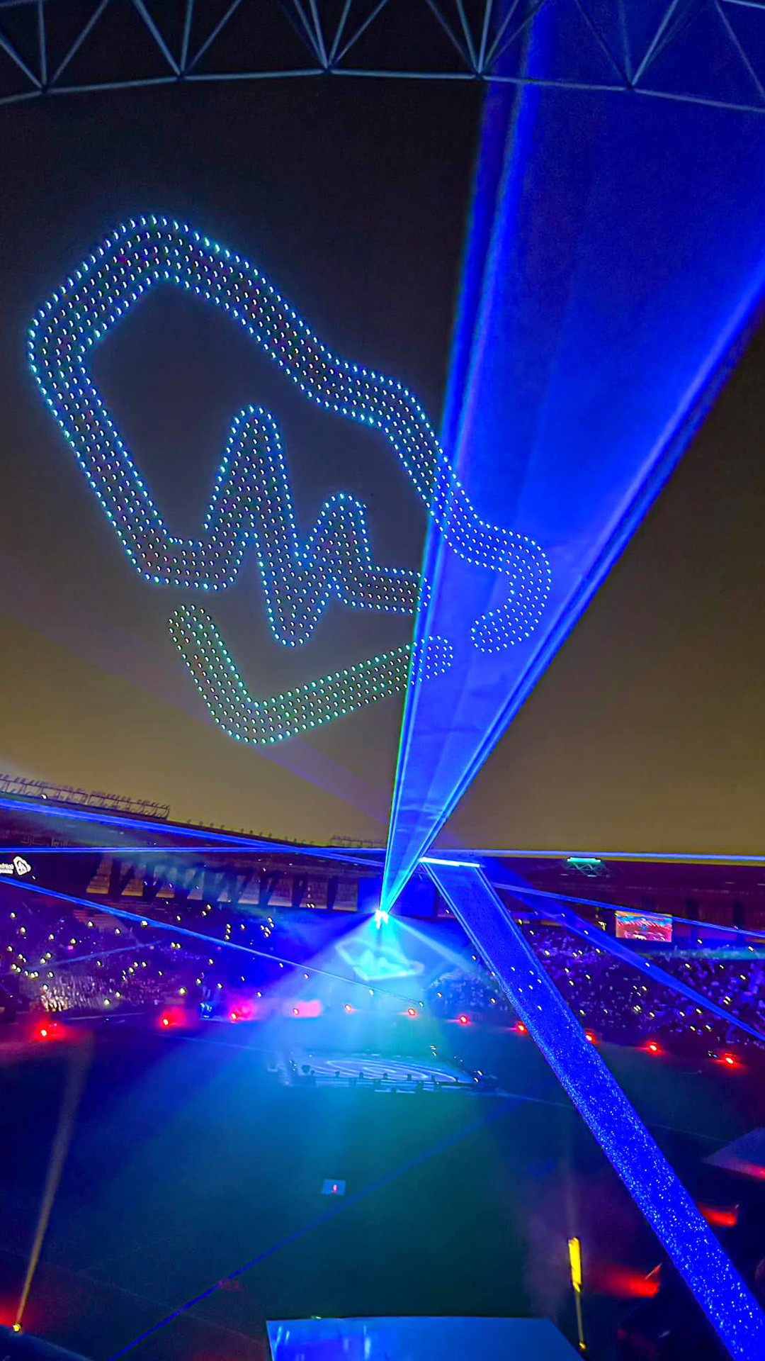 outdoor stage laser light