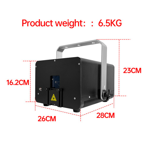 10W Waterproof RGB Laser Light  | IP65  |DMX512 ILDA | Outdoor Laser Show