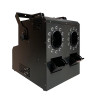 Dual-Head Smoke Bubble Machine | 1500W | RGBW LED | DMX Remote Control