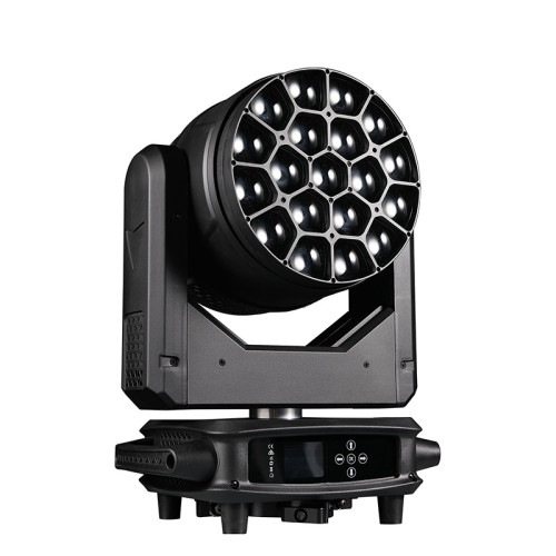 19*40W Bee Eye Moving Head Light| 4-60° Zoom | DMX512 | Sound Activated