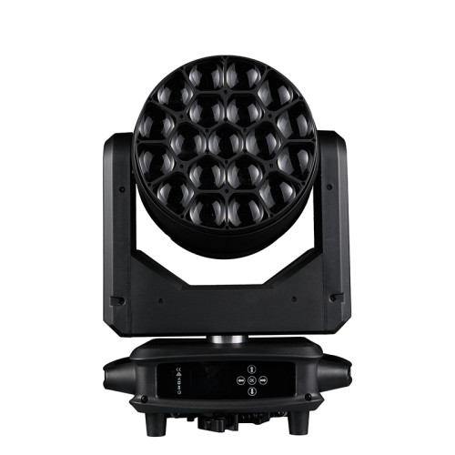 19*40W Bee Eye Moving Head Light| 4-60° Zoom | DMX512 | Sound Activated