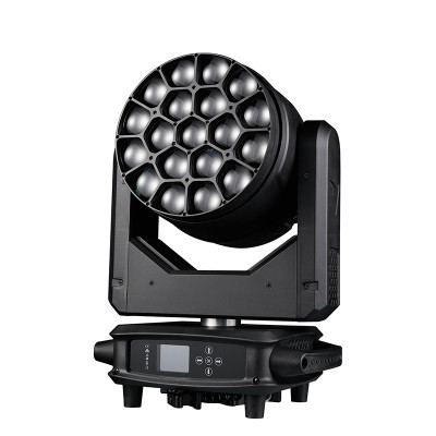 19*40W Bee Eye Moving Head Light| 4-60° Zoom | DMX512 | Sound Activated