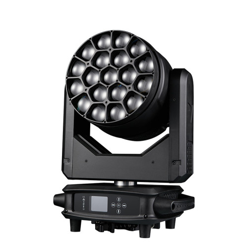 19*40W Bee Eye Moving Head Light| 4-60° Zoom | DMX512 | Sound Activated