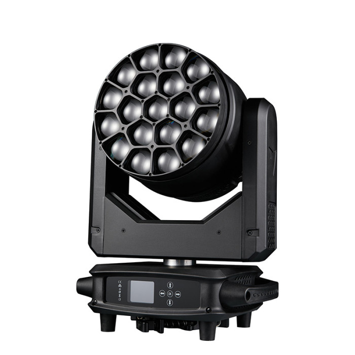 19*40W Bee Eye Moving Head Light| 4-60° Zoom | DMX512 | Sound Activated