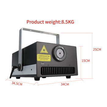 10w RGB animation laser light | IP55 Indoor | Programmable DMX APP ILDA Laser