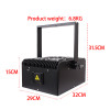 Mini 6w rgb animation laserlight | IP54Indoor | portable | Programmable DMX APP ILDA Laser