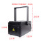Mini 4w rgb animation laser light | IP54Indoor Programmable DMX APP ILDA Laser
