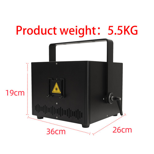 10W RGB Laser Light | IP54 Indoor Programmable DMX  APP ILDA Laser