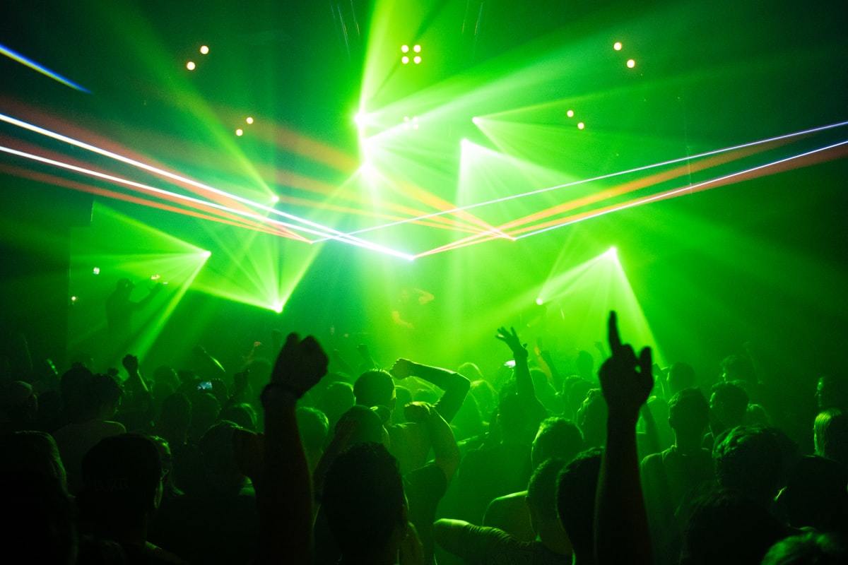 Nightclub Laser Lighting Atmosphere