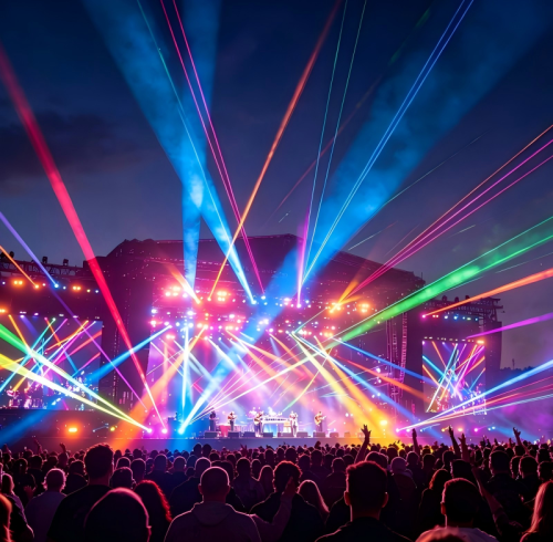 ME Music Festival Laser System Rental Case