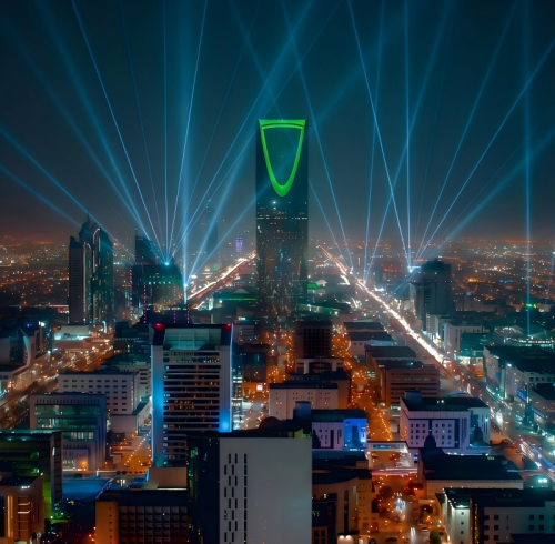 Saudi Kingdom Centre NYE Laser Show Case