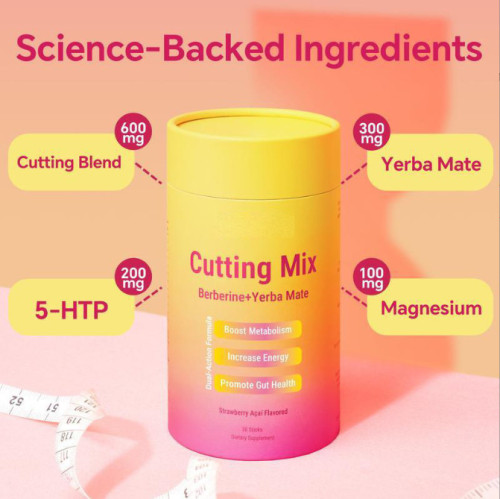 Berberine & Yerba Mate Powder Complex Dietary Supplement | Supports Metabolism | Supports OEM/ODM