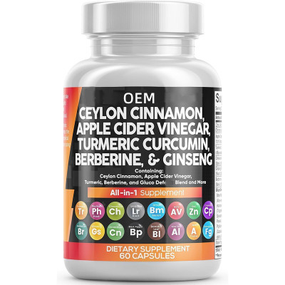Ceylon Cinnamon Complex Capsules | Supports Metabolic Balance | Supports Digestive Health | OEM/ODM