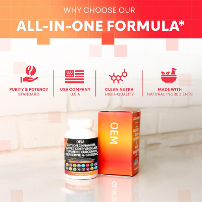 Ceylon Cinnamon Complex Capsules | Supports Metabolic Balance | Supports Digestive Health | OEM/ODM