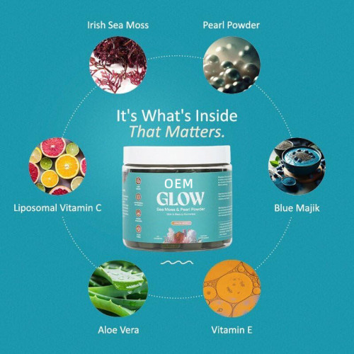 Seaweed Gummies | Brightens Skin Tone, Supports Hydration & Radiance | Multivitamin Gummies| OEM/ODM