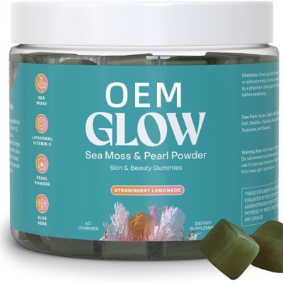 Seaweed Gummies | Brightens Skin Tone, Supports Hydration & Radiance | Multivitamin Gummies| OEM/ODM