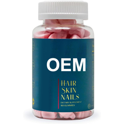Vegetarian Vitamin Gummies|With Biotin & Multivitamins|Supports Hair, Nail, and Skin Health|OEM/ODM