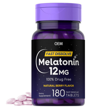 Melatonin Tablets | Sleep Supplement | Improves Sleep Quality | Drug-Free Formula | OEM/ODM