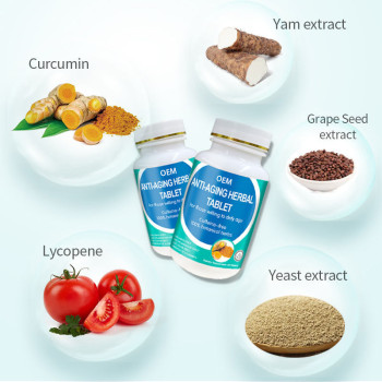 Herbal Chewable Tablets | Curcumin Complex Formula | Supports Daily Skin Health|OEM/ODM
