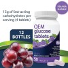 Glucose Tablets|15g Fast-Acting Carbohydrates|Supports Rapid Energy Boost | Mixed Flavors| OEM/ODM
