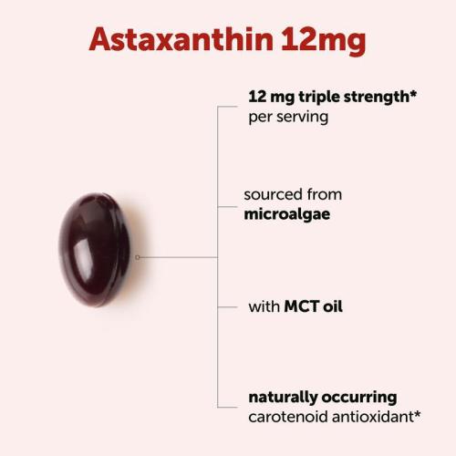 Astaxanthin Softgels|Haematococcus pluvialis Dietary Supplement|Supports Daily Skin Vitality|OEM/ODM