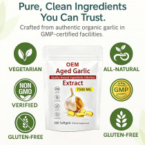 Aged Garlic Softgels | Premium Odorless Formula | Supports Daily Immune Health|OEM/ODM