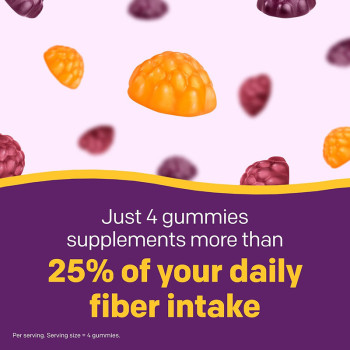 Prebiotic Fiber Gummies|With B Vitamins|Fruit-Flavored Formula|Supports Digestive Comfort|OEM/ODM