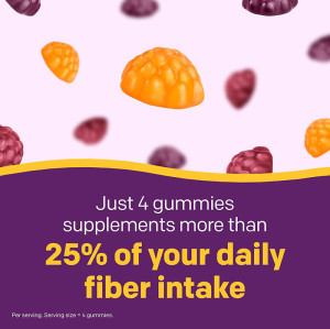 Prebiotic Fiber Gummies|With B Vitamins|Fruit-Flavored Formula|Supports Digestive Comfort|OEM/ODM