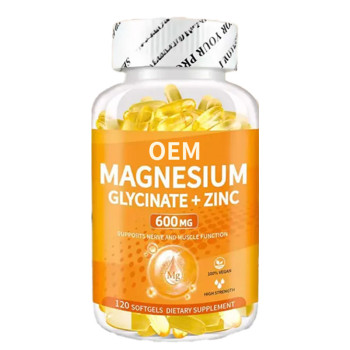 Magnesium Glycinate Gummies | Magnesium & Zinc Complex Supplement | Promotes Relaxation|OEM/ODM