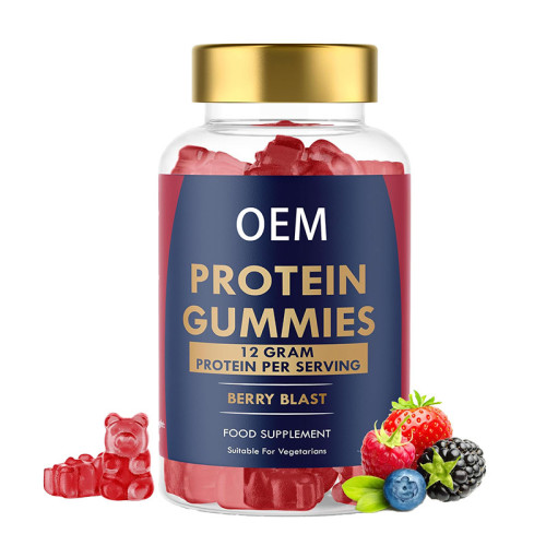Whey Protein Gummies | Vegetarian Protein Supplement | Berry Flavor|Supports Daily Vitality|OEM/ODM