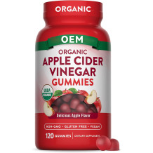 Apple Cider Vinegar Gummies | Gluten-Free, Vegan, Organic Formula | Keto-Friendly | OEM/ODM