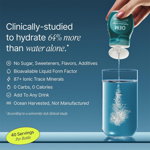 Electrolyte Drops | Unflavored, Sugar-Free, Zero-Calorie Formula | Contains MineralsOEM/ODM