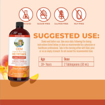 Multivitamin Oral Liquid | With Biotin + Lustriva | Sugar-Free | Supports Hair Health|OEM/ODM