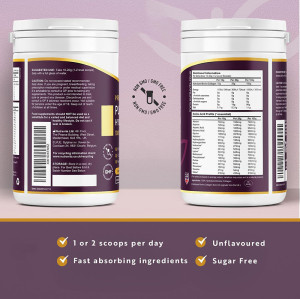 Collagen Powder | Unflavored, Easy-to-Dissolve Formula | Bovine Collagen Peptide Source |OEM/ODM