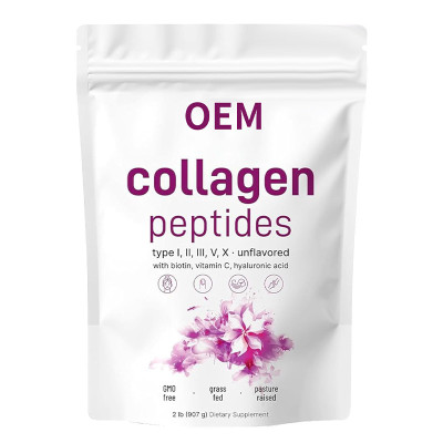 Compound Collagen Peptide Powder|Odorless, Easy-to-Dissolve Formula | With Biotin, Vitamin C|OEM/ODM