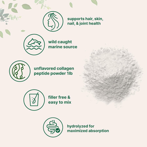 Marine Collagen Peptide Powder | Unflavored & Easily Dissolvable | Wild-Caught Source|OEM/ODM