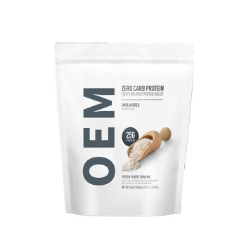 Whey Protein Isolate Powder | Zero Sugar, Zero Carbs | Unflavored, Easy to Dissolve|OEM/ODM