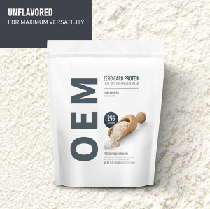 Whey Protein Isolate Powder | Zero Sugar, Zero Carbs | Unflavored, Easy to Dissolve|OEM/ODM