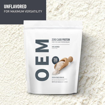 Whey Protein Isolate Powder | Zero Sugar, Zero Carbs | Unflavored, Easy to Dissolve|OEM/ODM