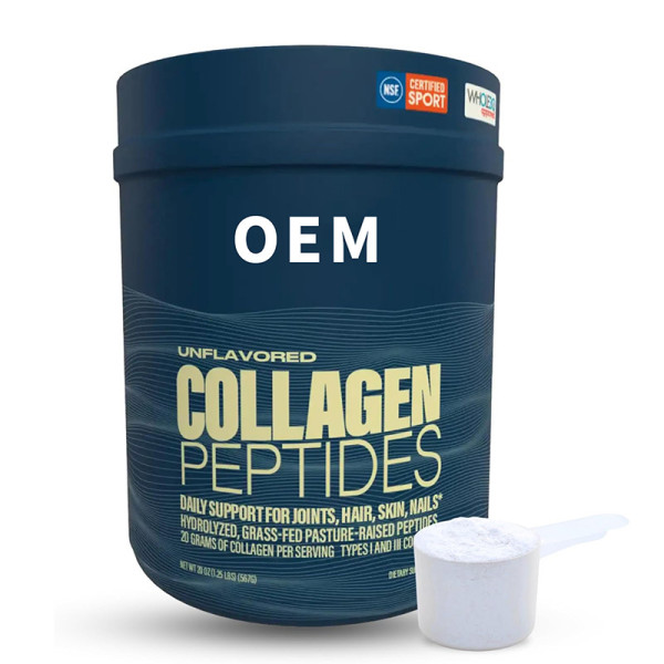 Collagen Peptide Powder|Odorless & Easily Dissolvable | Premium Hydrolyzed Dipeptide Formula|OEM/ODM