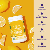 Electrolyte Powder | Multi-Electrolyte Formula | Sugar-Free Lemon Flavor | Keto-Friendly|OEM/ODM