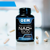 NAD+ Nutritional Capsules|Formulated with Resveratrol|Liposomal Form|Supports Daily Vitality|OEM/ODM