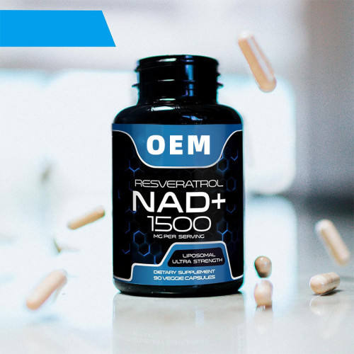 NAD+ Nutritional Capsules|Formulated with Resveratrol|Liposomal Form|Supports Daily Vitality|OEM/ODM