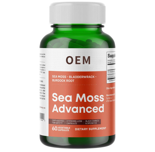 Seaweed Complex Vegetarian Capsules | Burdock Root Formula | Daily Botanical Nutrition | OEM / ODM