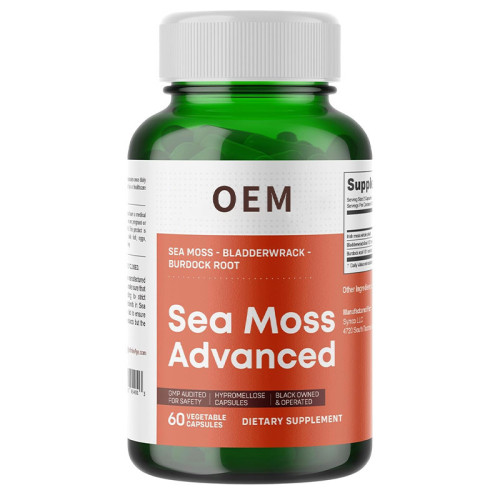 Seaweed Complex Nutritional Capsules | Formulated with Burdock Root | Vegetarian-Friendly|OEM/ODM