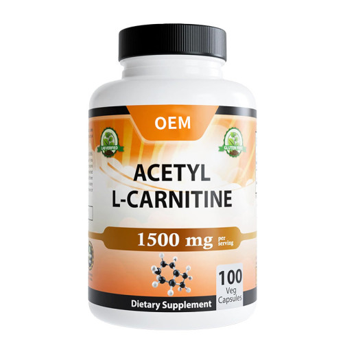 Acetyl L-Carnitine Capsules | Premium ALCAR Formula | Gluten-Free, Vegetarian Capsules|OEM/ODM