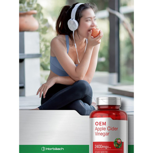 Apple Cider Vinegar Capsules | High-Potency Vinegar Powder Formula | Gluten-Free & Non-GMO |OEM/ODM