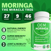 Moringa Herbal Capsules | Natural Multi-Nutrient Plant Formula | Multivitamins & Amino Acids|OEM/ODM