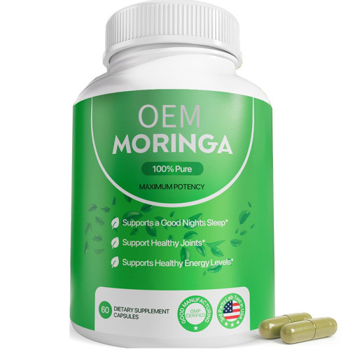 Moringa Herbal Capsules | Natural Multi-Nutrient Plant Formula | Multivitamins & Amino Acids|OEM/ODM