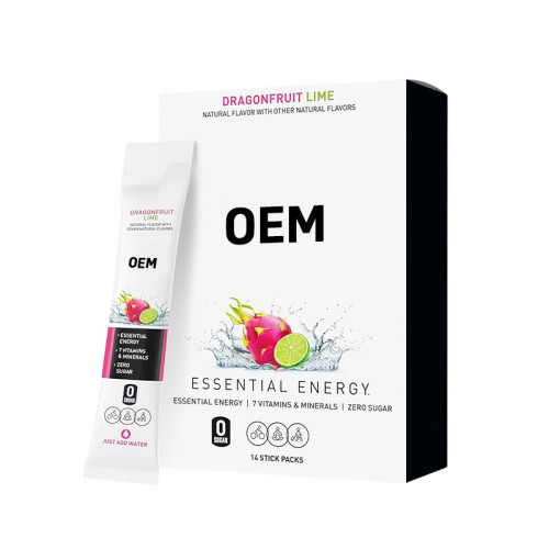 Multi-Energy Powder | Dragon Fruit & Lime Flavor | Zero Sucrose | 7-Vitamin Complex|OEM/ODM